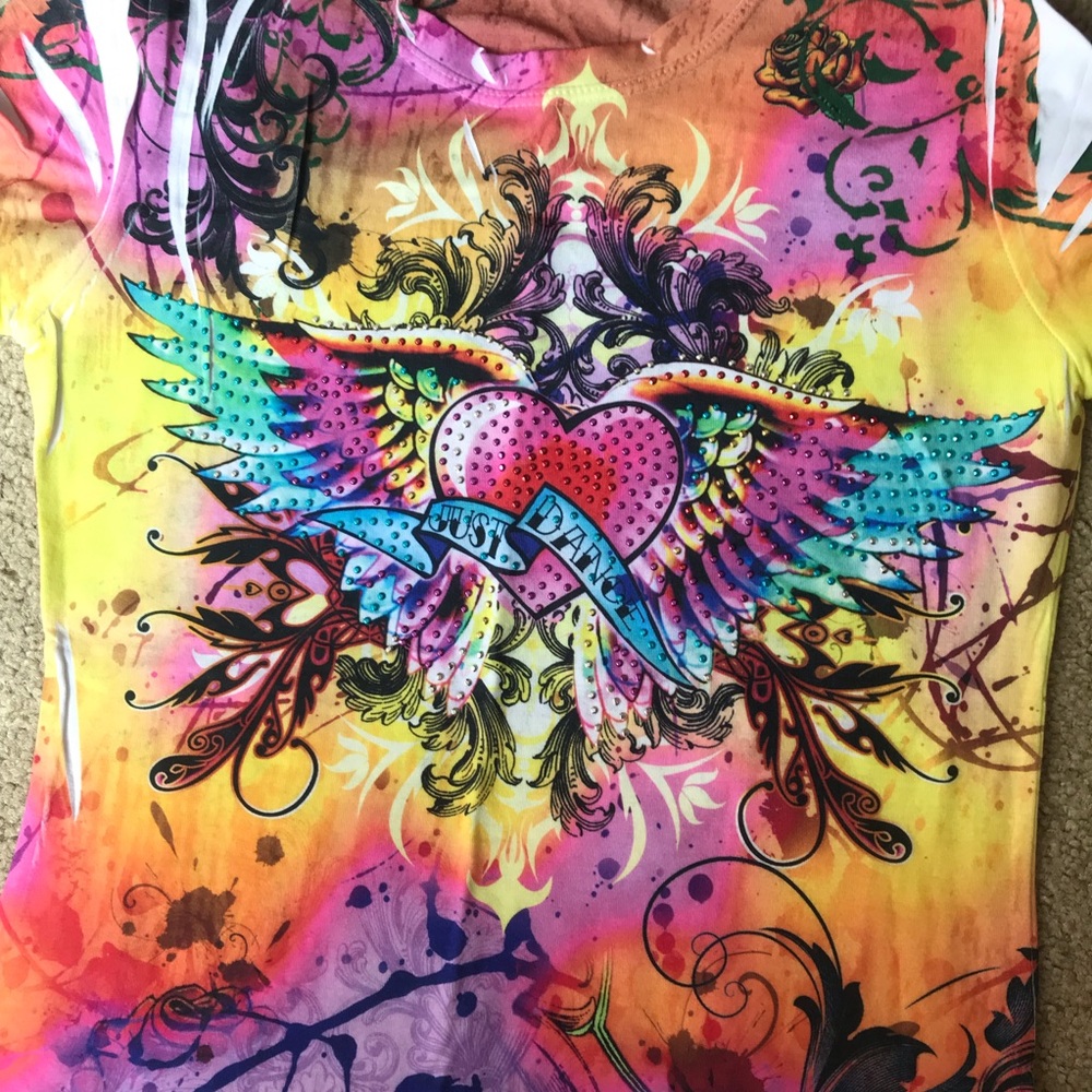 Multicolor just dance shirt - Picture 2 of 4